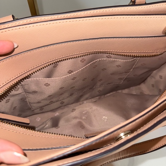 Kate Spade Laurel Way Reece Satchel in Dusty Peony - Picture 7 of 13
